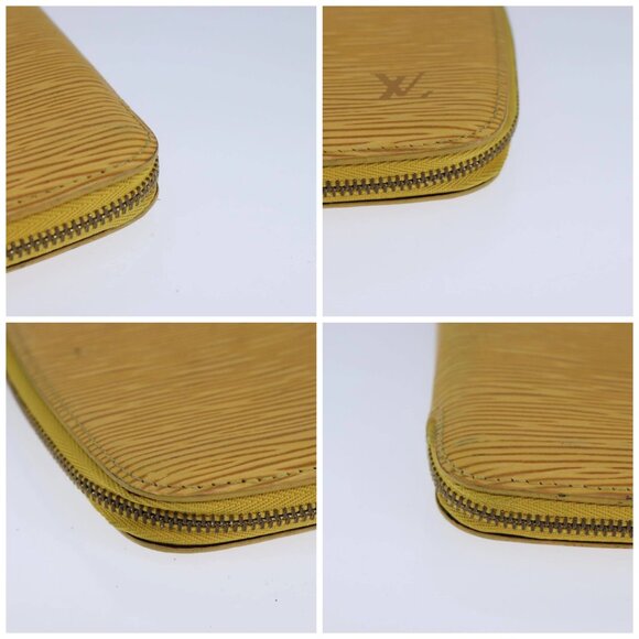 LOUIS VUITTON Epi Agenda Geode Travel Case Yellow M63879 LV Auth 107914 - Picture 16 of 16